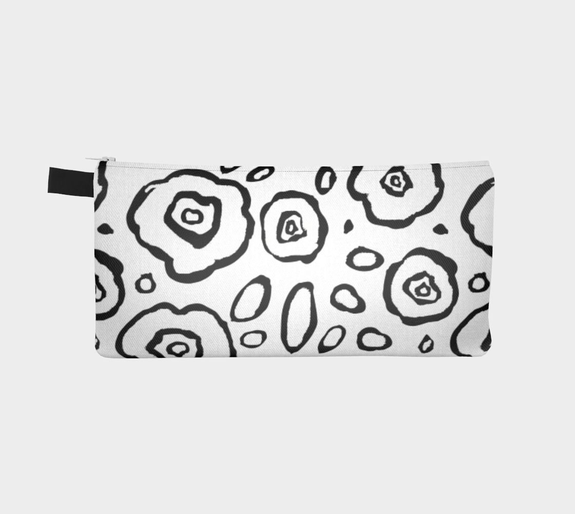 Doodle Floral Pencil Case - Artified Apparel