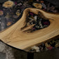 Midnight Bloom | Custom Floral Epoxy Side Table