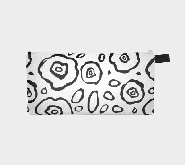 Doodle Floral Pencil Case - Artified Apparel